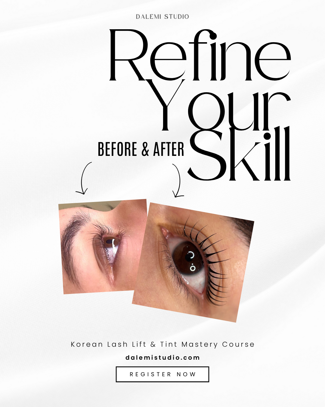 Korean Lash Lift Mastery & Tint Mastery 1:1  (In-Person)